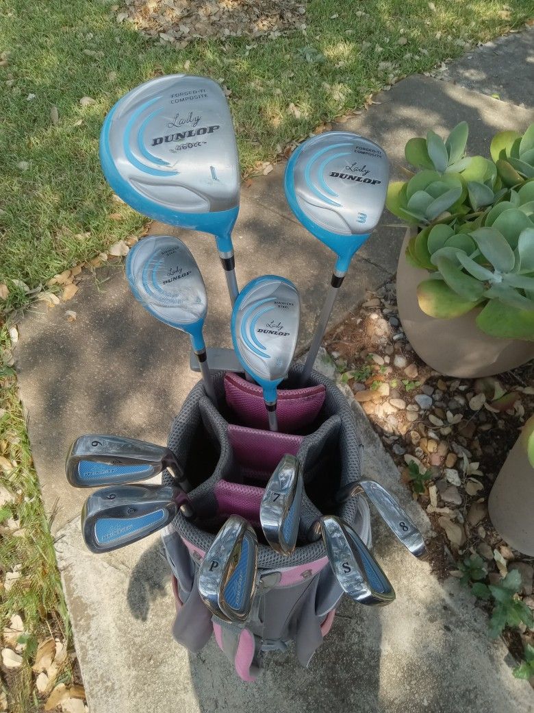 Women's Lady Dunlop Complete Golf Set. RH