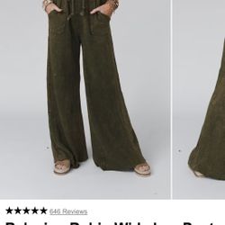 Relaxing Wide Leg Pants