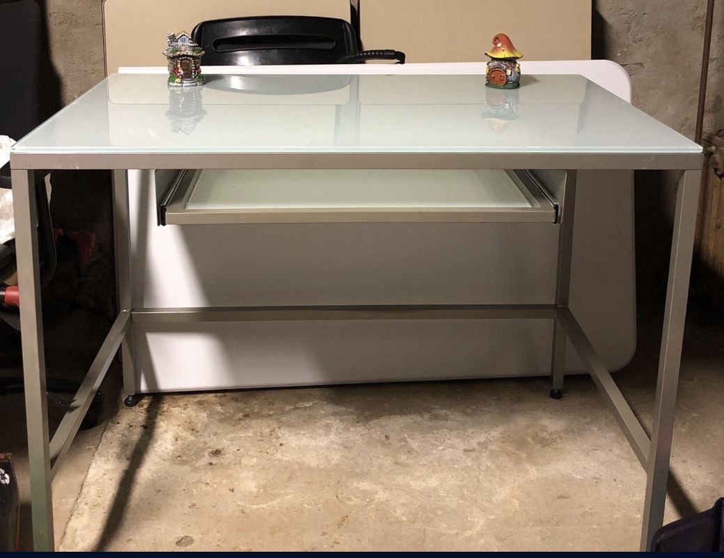 Glass Desk