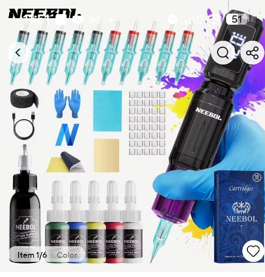 Tatoo Ki /W Thermal Printer And Cutter