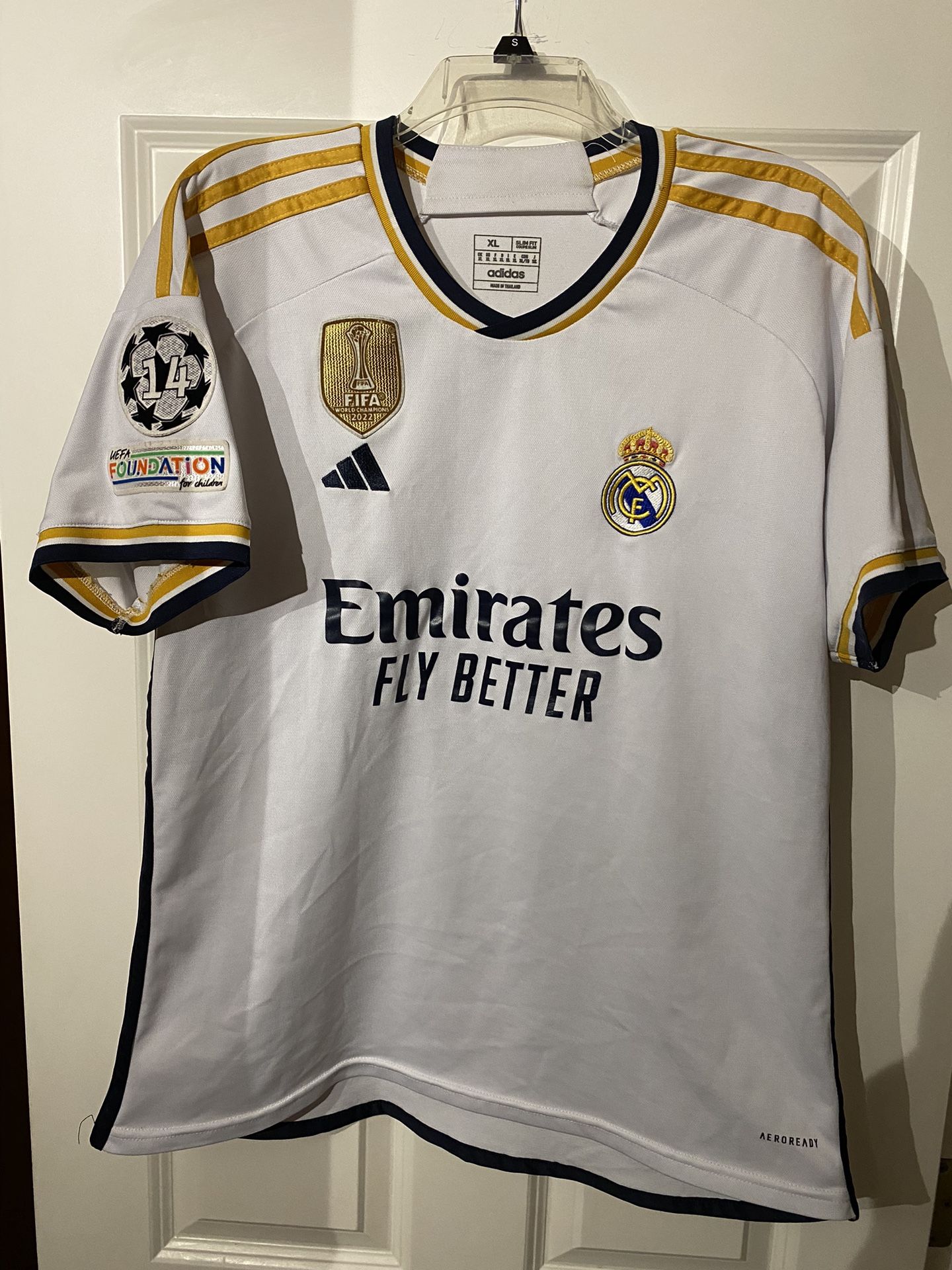 Adidas Real Madrid 2023/24 Home Jersey