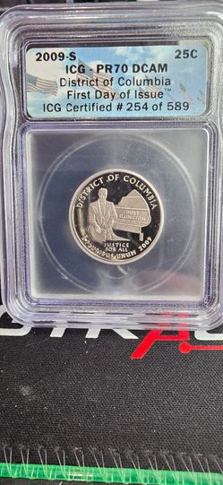 2009-S Silver District of Columbia Quarter