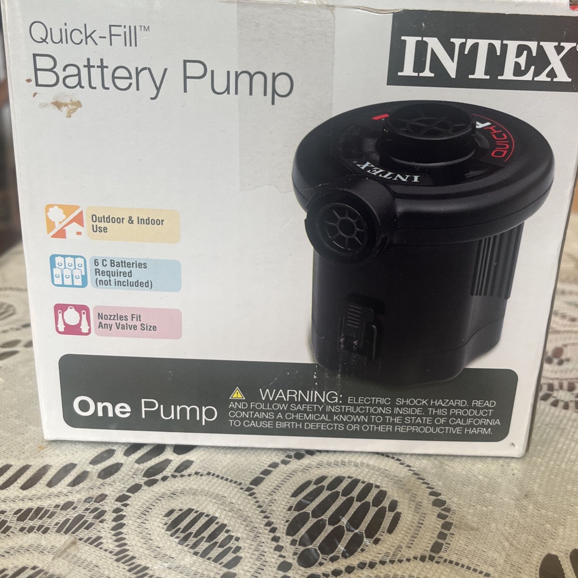 Bettery Pump For Air Mattress 