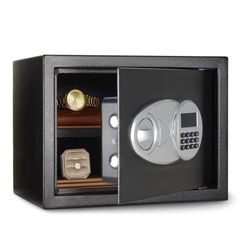 Brand New Amazon Basics Steel Security Safe and Lock Box with Electronic Keypad $40