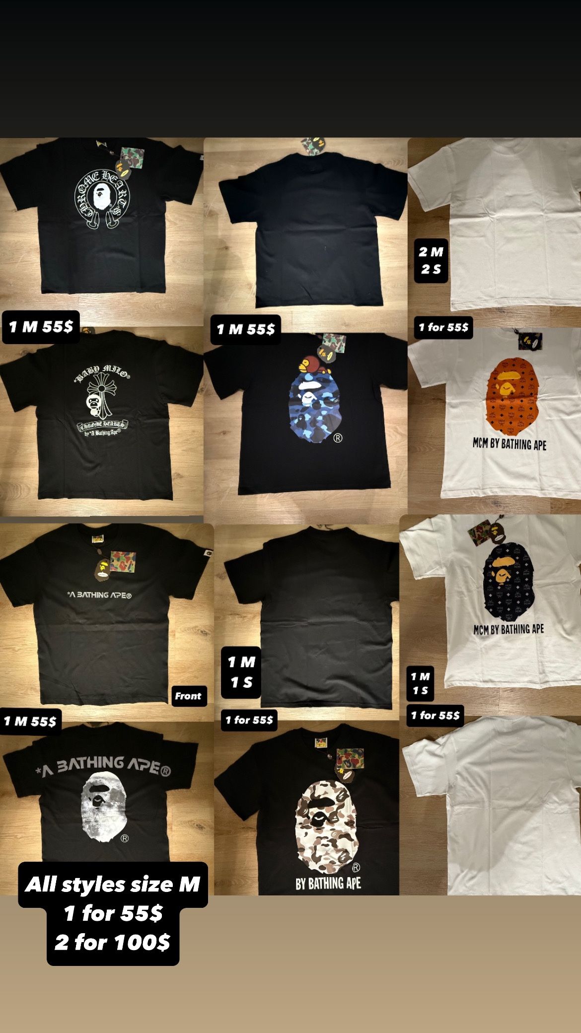Bape T-shirts
