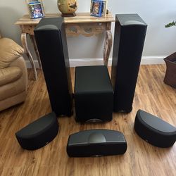 Klipsch Tower 5.1 System + Yamaha Receiver
