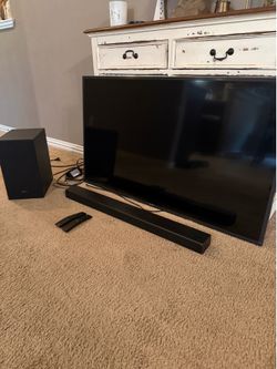 50” Samsung smart TV with Samsung sound system