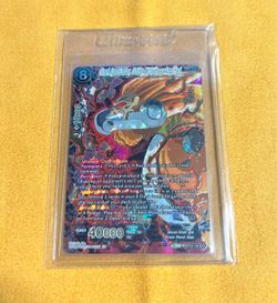 Dragon Ball Z Cards Great Ape Cumber, Golden Wickedness Amplified