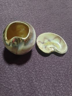 MCM Small Vase and dish