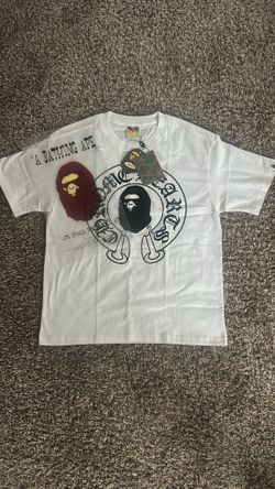 Bape X Chrome Hearts T-Shirt White