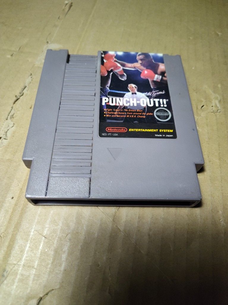 Mike Tyson Punch-Out NES Cartridge