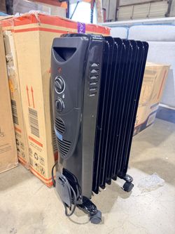 Heater Portable Electric Radiator Heater, Oil Filled with 3 Heat Settings