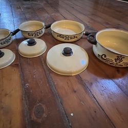 7 Piece Pfaltzgraff Cookware Set