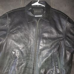 Baracuta XL Leather Bomber Jacket