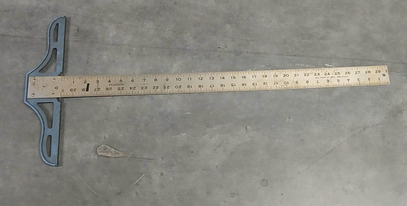 Fairgate 29" Aluminum Ruler