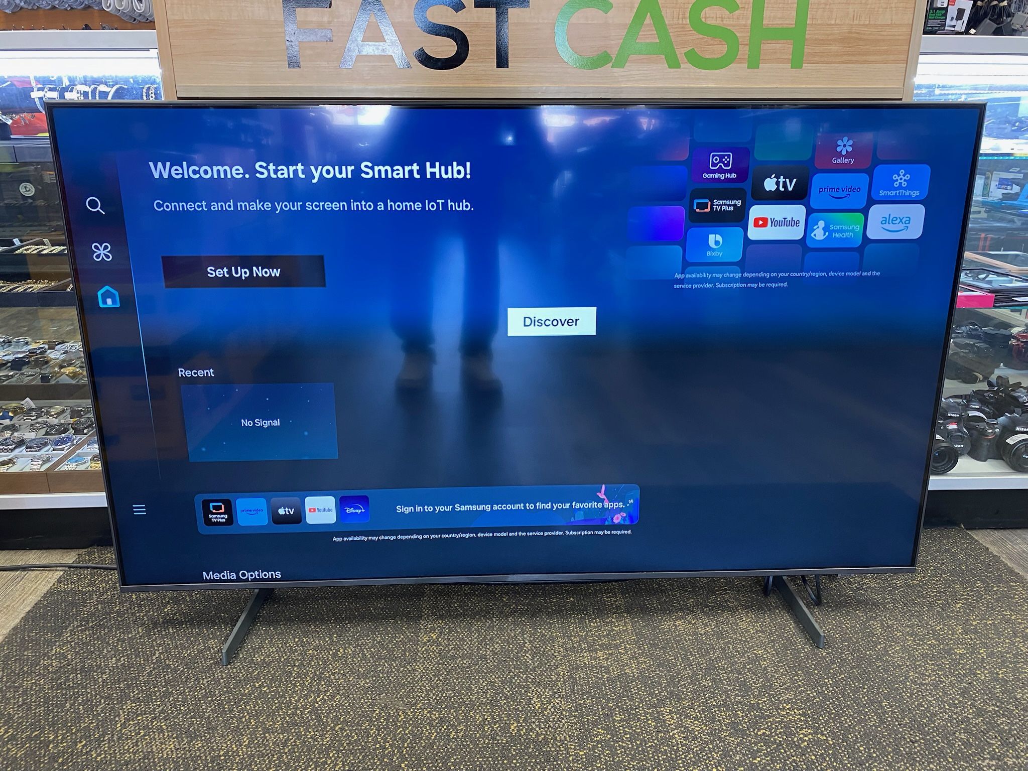 Samsung UN60DU7200F 60” Crystal UHD 4K Smart Tizen TV
