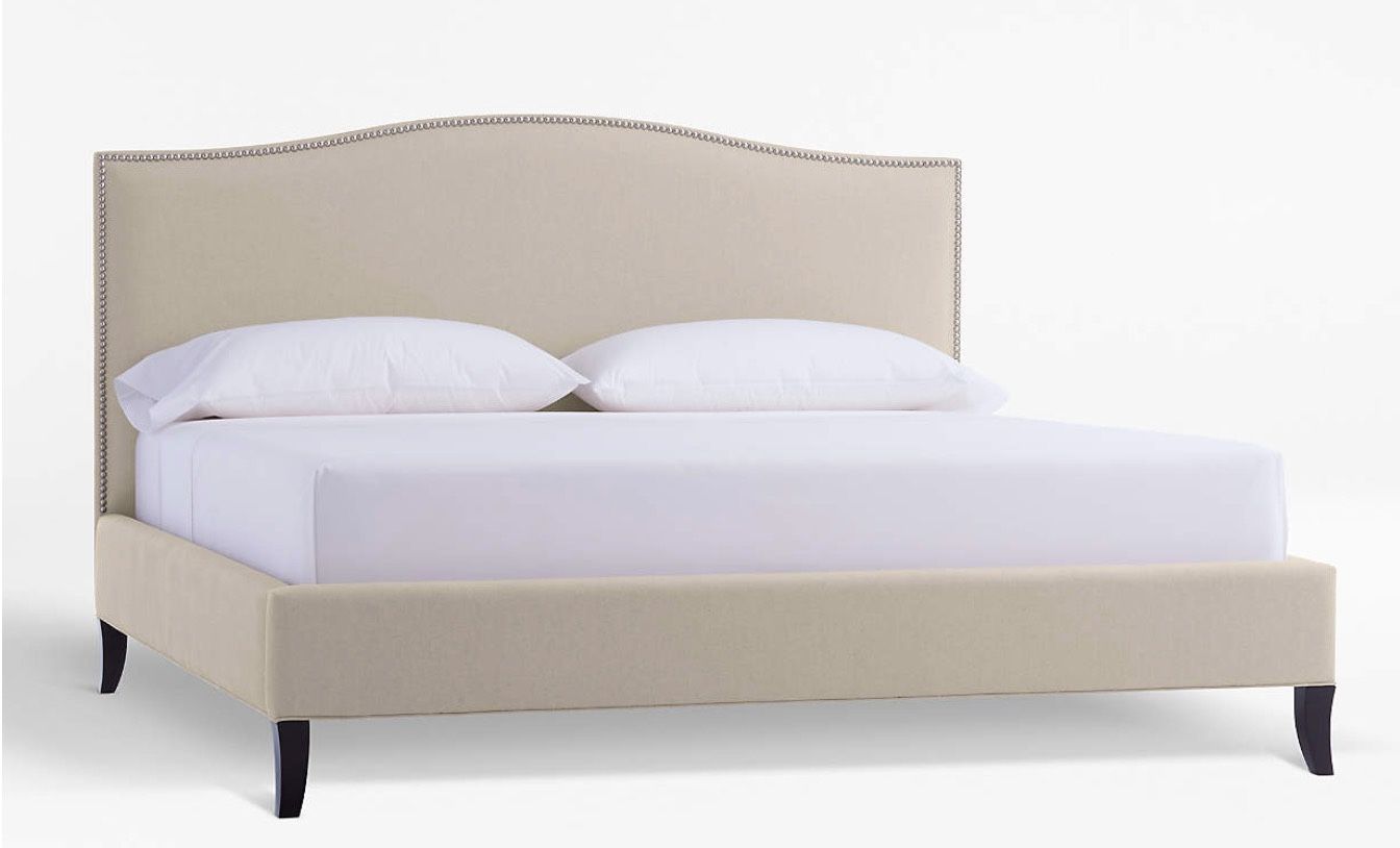 Colette King Upholstered Bed Frame 52.5" by Crate & Barrel