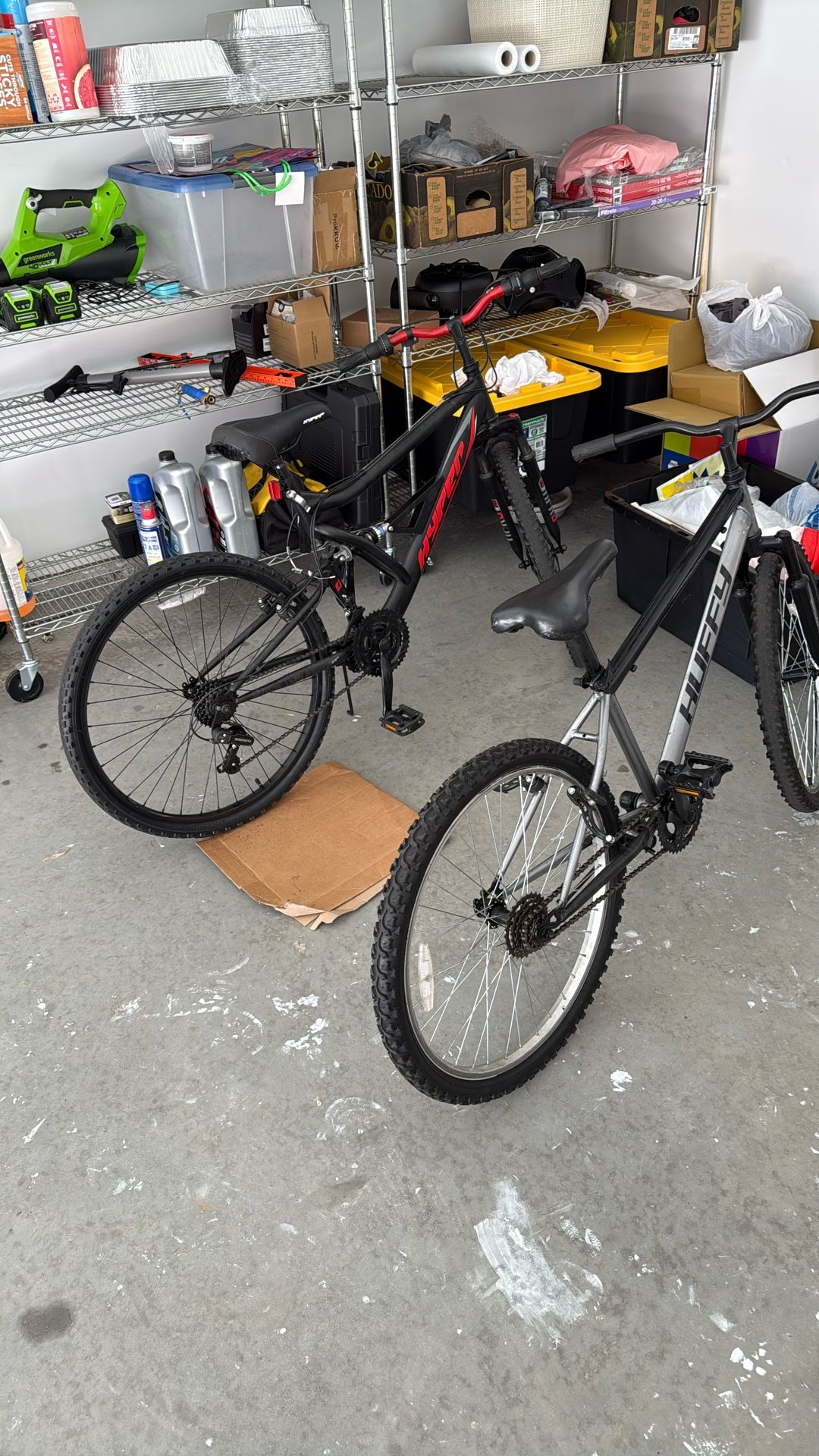 Two Bicycles 24 Inch 26 Inch Mountain Bikes