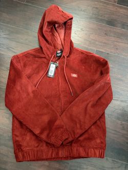 Dickies Corduroy Zip-Up Hoodie Jacket new size small
