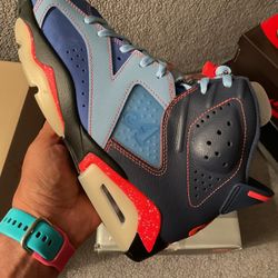 Jordan 6s NY Awake “ Midnight Blue”