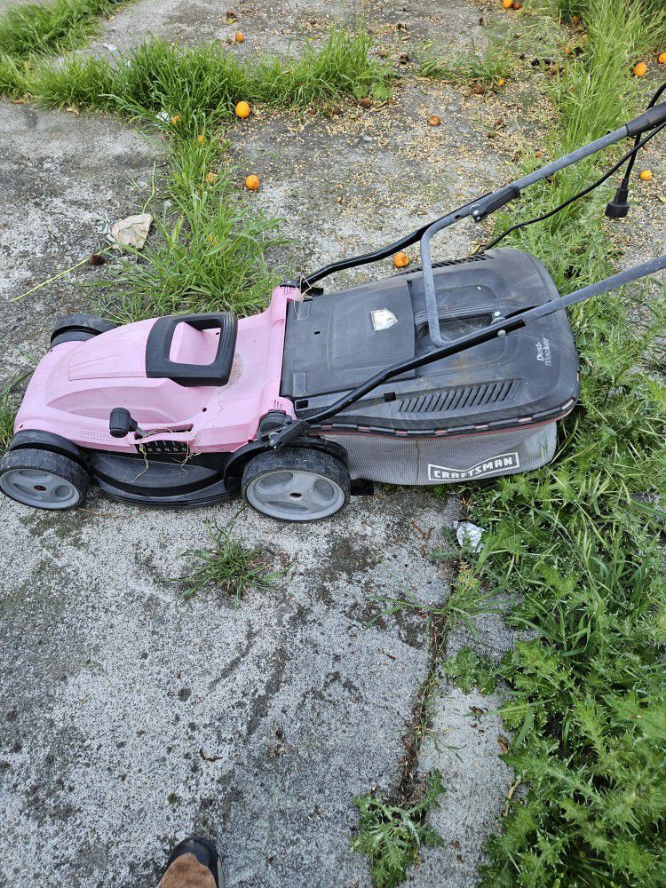 Electric Corded Lawn Mower.