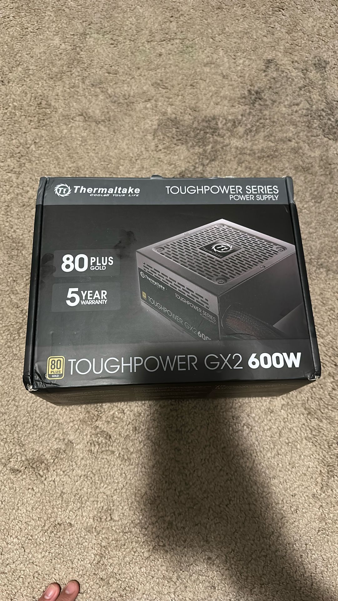 Thermaltake Power Supply GX2 600W 80 Plus Gold