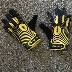 Small size football gloves for ages 9-14