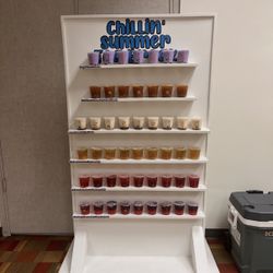 Custom Wood Drink Stand (boba Tea, Smoothies)