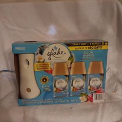 Glade Aqua Wave Automatic Spray Refill 3+1 Variety 