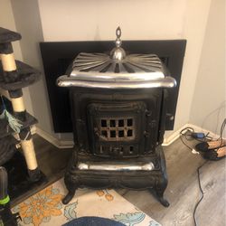 Old cast iron stove 