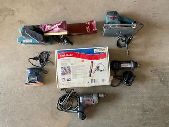 GROUP OF POWER TOOLS