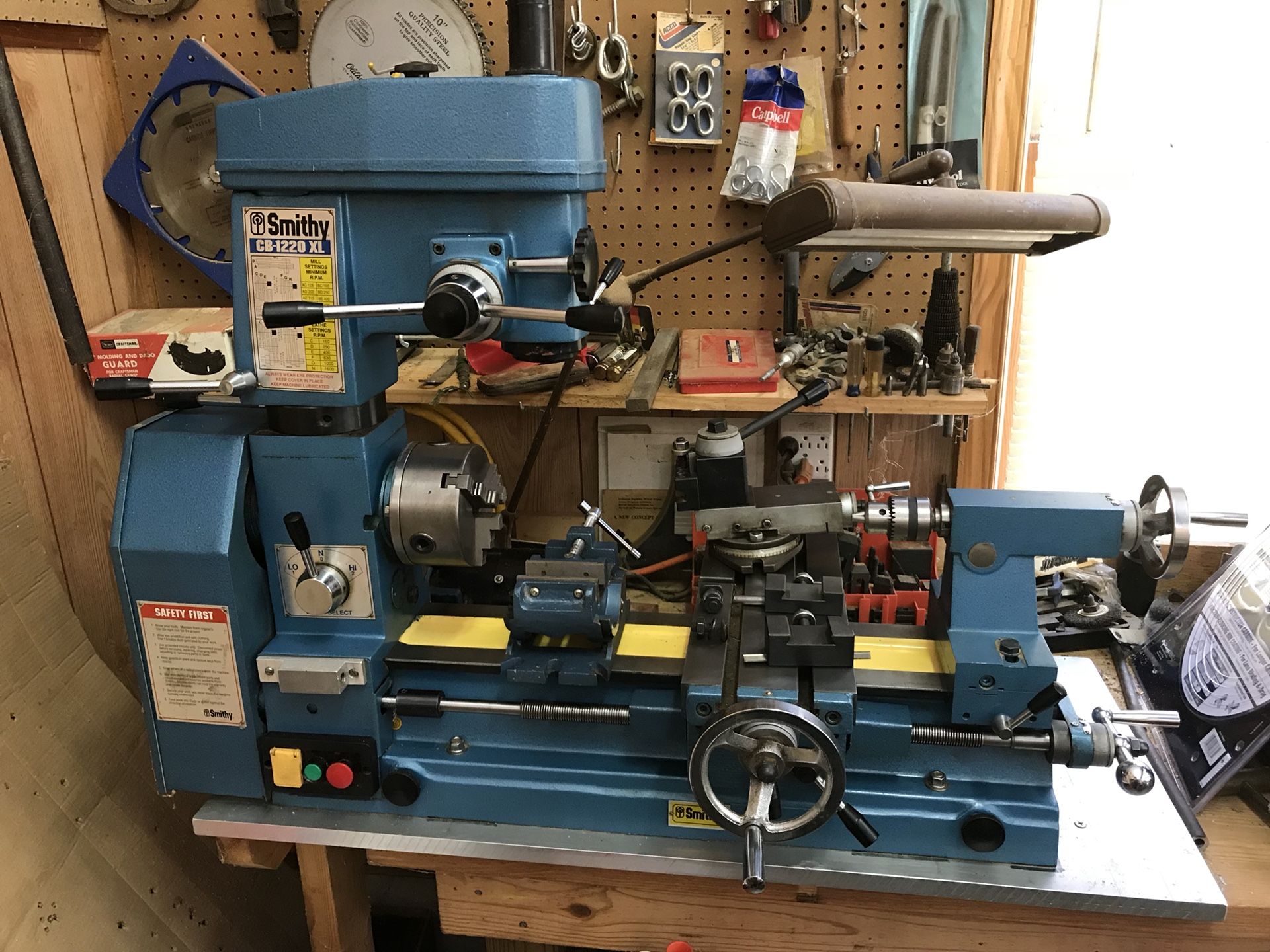 Smithy Lathe/Mill/Drill combo with lots of extras