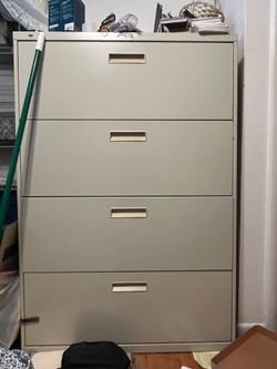 Tall 4 drawer filing cabinet