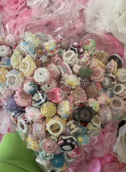 Hand painted beads