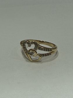 10k diamond harts Wms ring