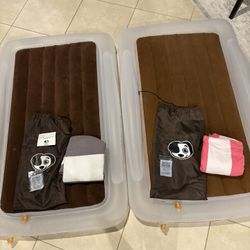 Toddler Inflatable Mattresses With Bumpers -2qty