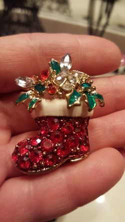 Christmas brooch