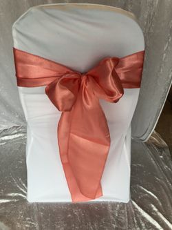 satin chair sashes wedding decor decorations