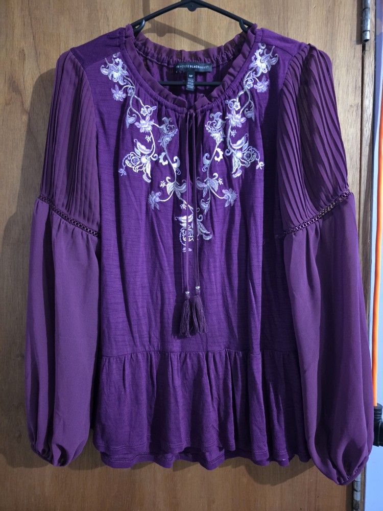 Magenta Longsleeve Top