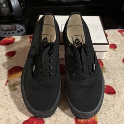 Vans Youth Black Sneakers Sz 4.0