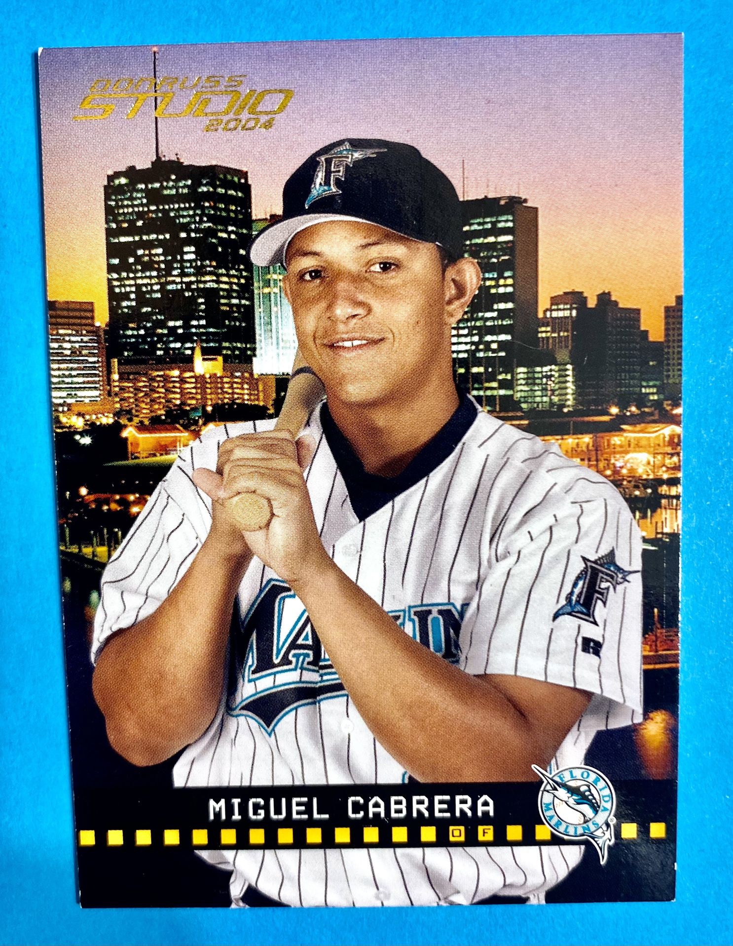 Miguel Cabrera 2004 Donruss Studio 2nd Year Card