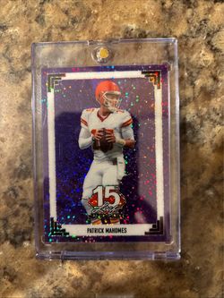 Patrick Mahomes Leaf 15th Anniversary Trading Card 1/7