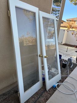 Double glass door