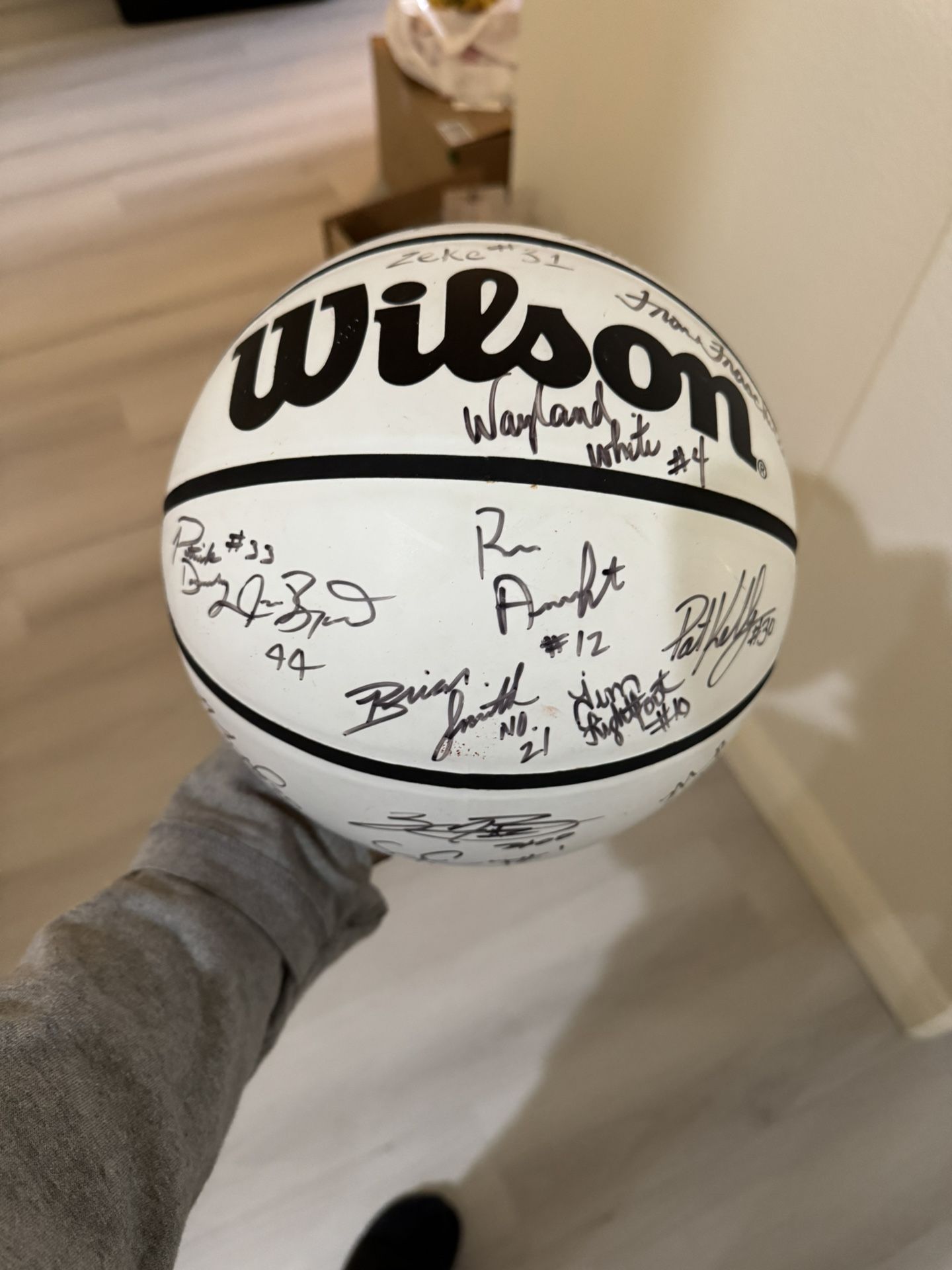abq lobos 2000-2001 autograph basketball