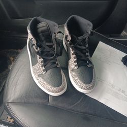 Nike Air Jordan 1 High Retro Un Supreme Cement Elephant Men 9.5