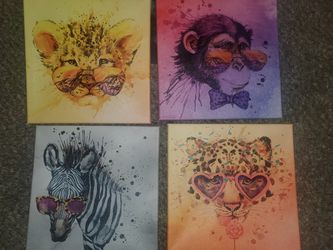 Animal Canvas Pictures 