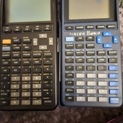 Lot of 2 Texas Instruments Calculators