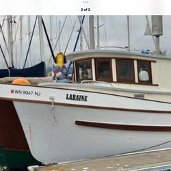 Trawler Laniane Boat 38 Ft Diesel Engine Cheap Value At 67k Your For 10% Of Appraisal 