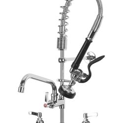 Brand New Commercial Sink Faucet with Sprayer 25“ Height