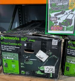 Greenworks 3 Tool Combo Kit
